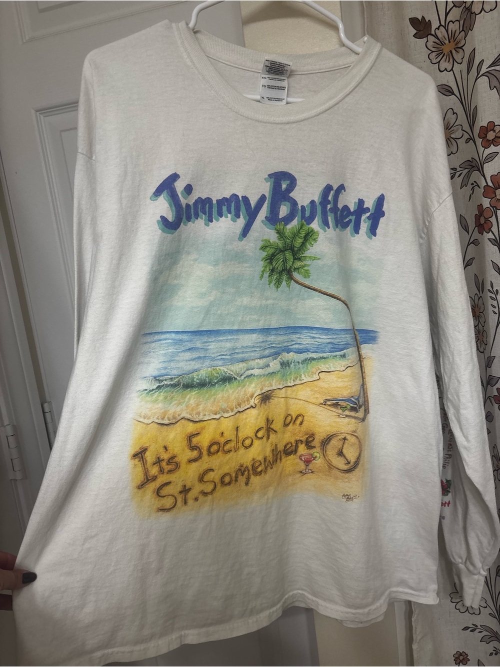Jimmy Buffett Concert 2013 Songs from St Somewhere Tour Size XL Band Long Sleeve